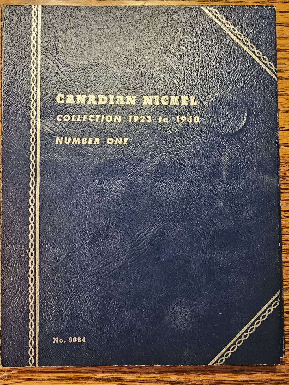 Canadian Nickel Collection 1922 to 1960 - Navy Coin Album And Coins